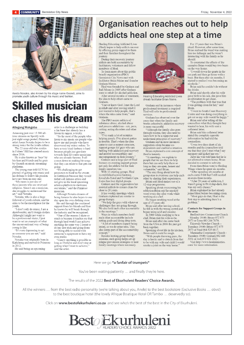 Germiston City News 4 Nov 2022 page 4