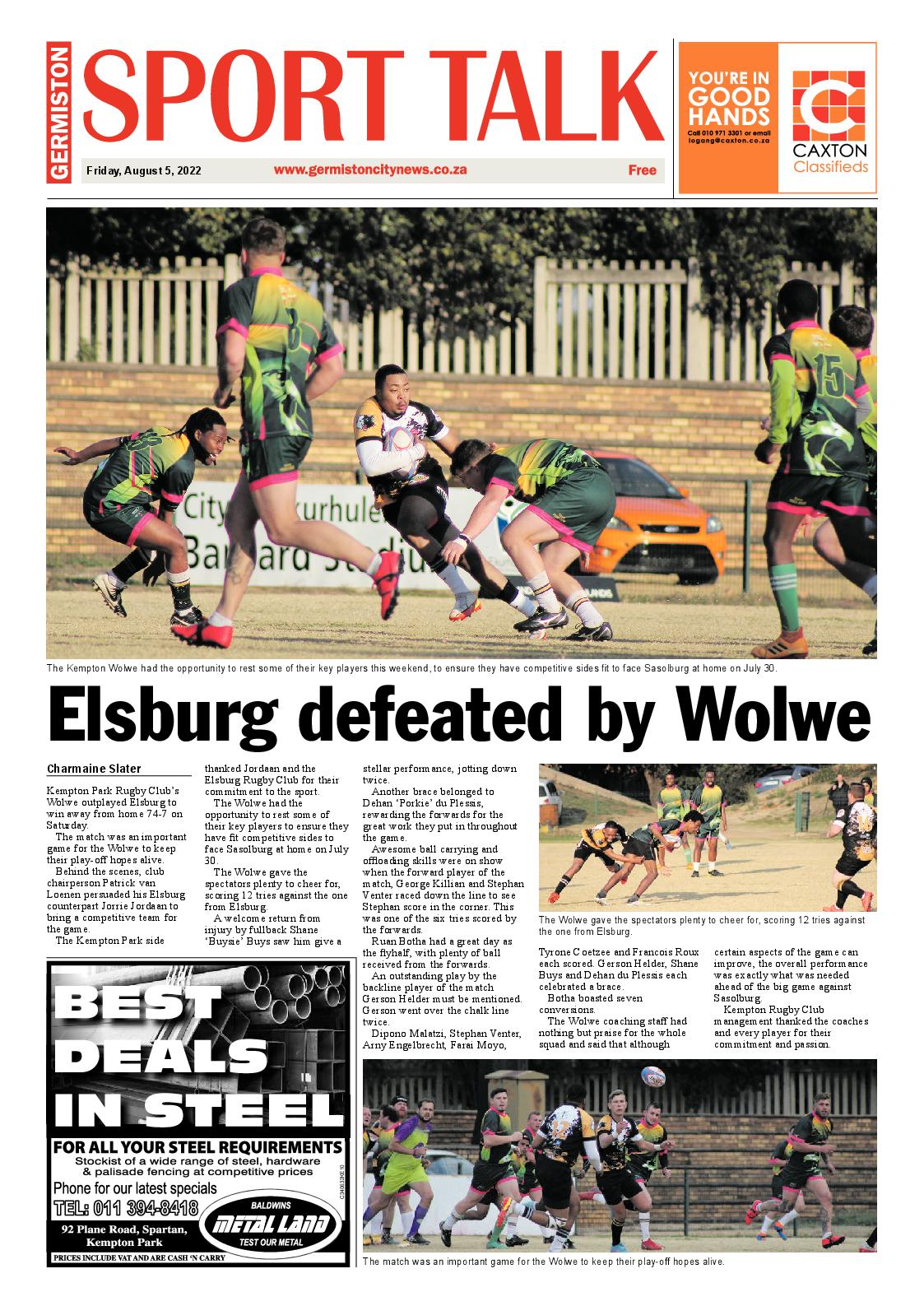 Germiston City News 5 August 2022 page 20