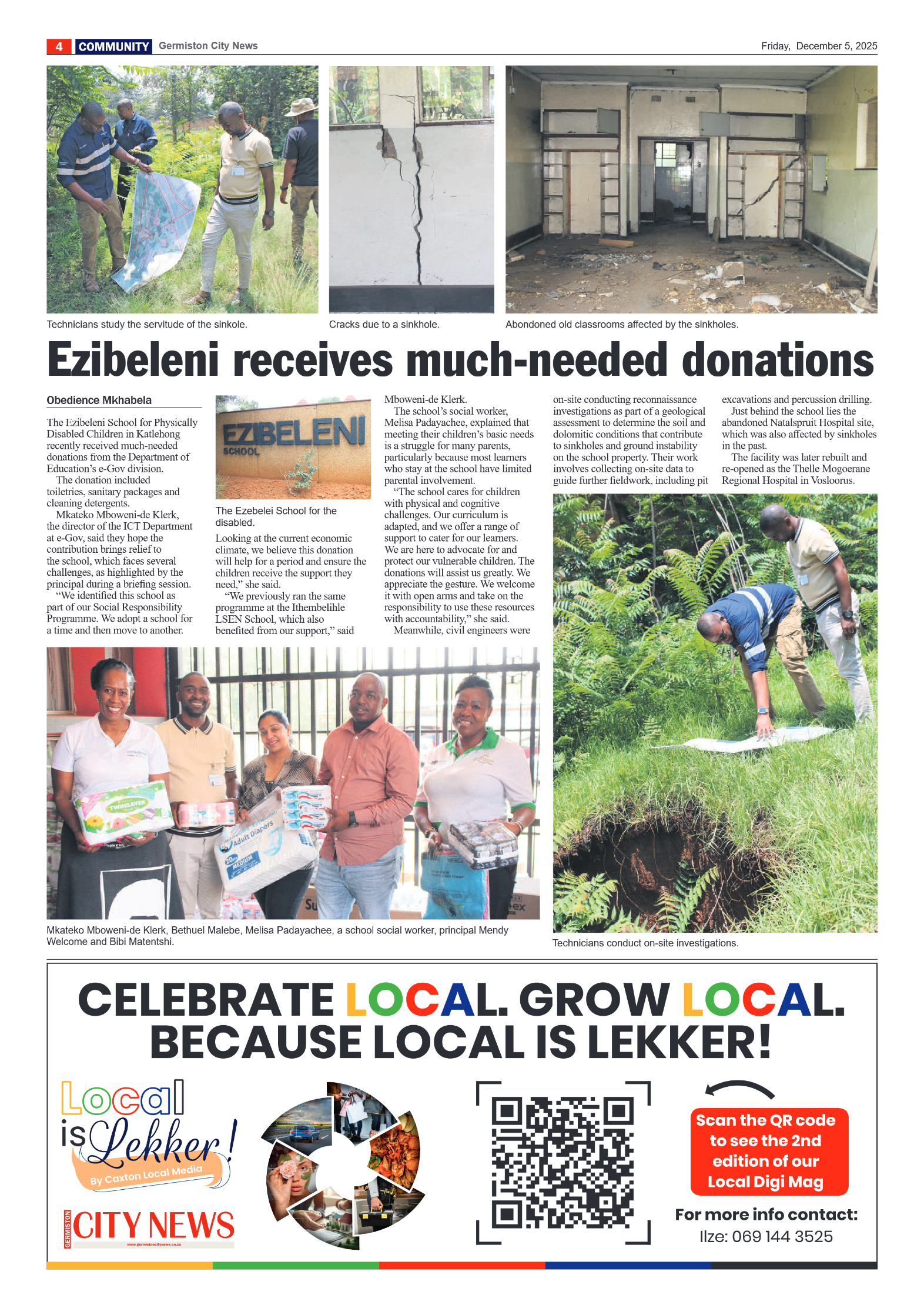 Germiston City News 5 December 2025 page 4