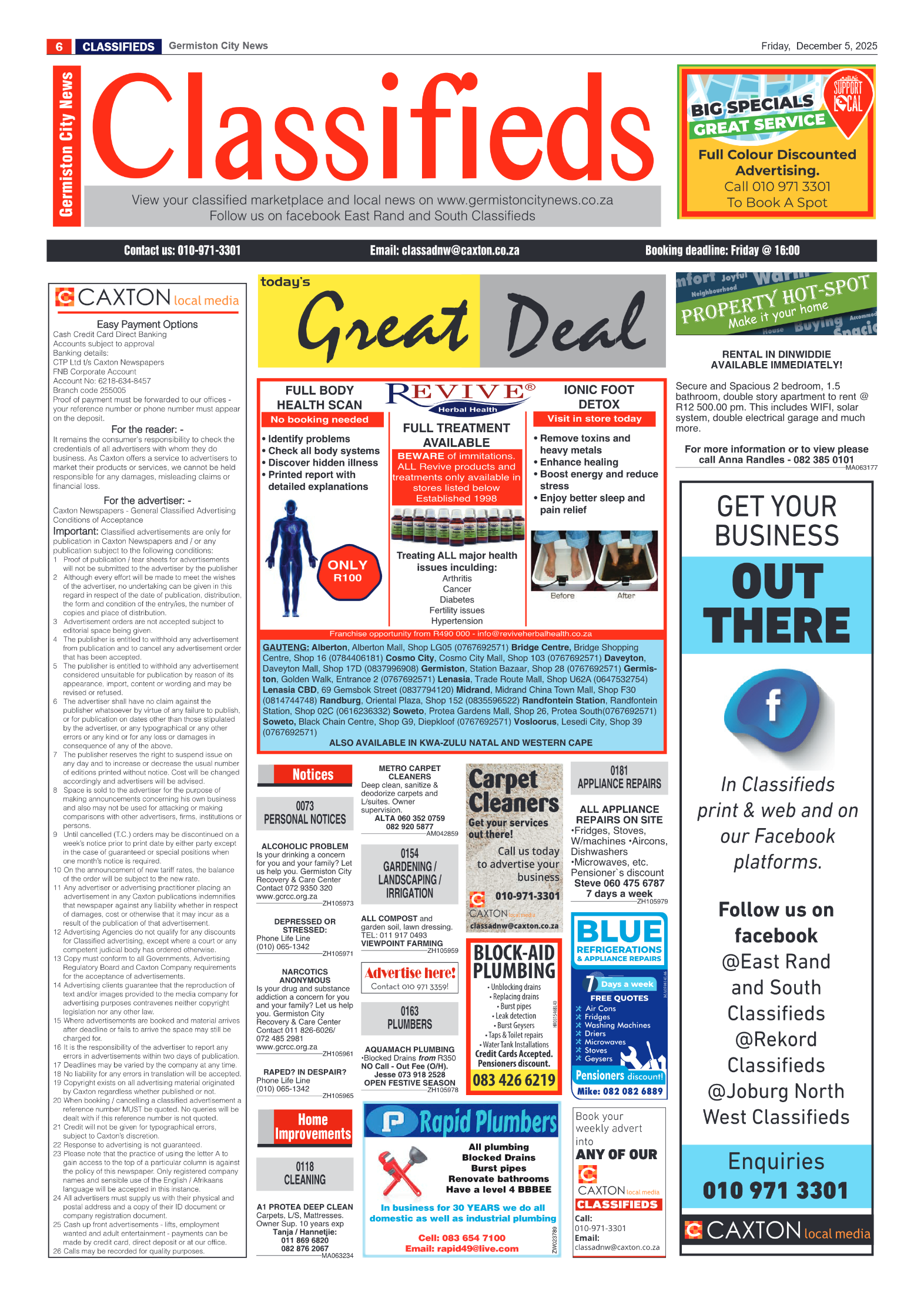 Germiston City News 5 December 2025 page 6