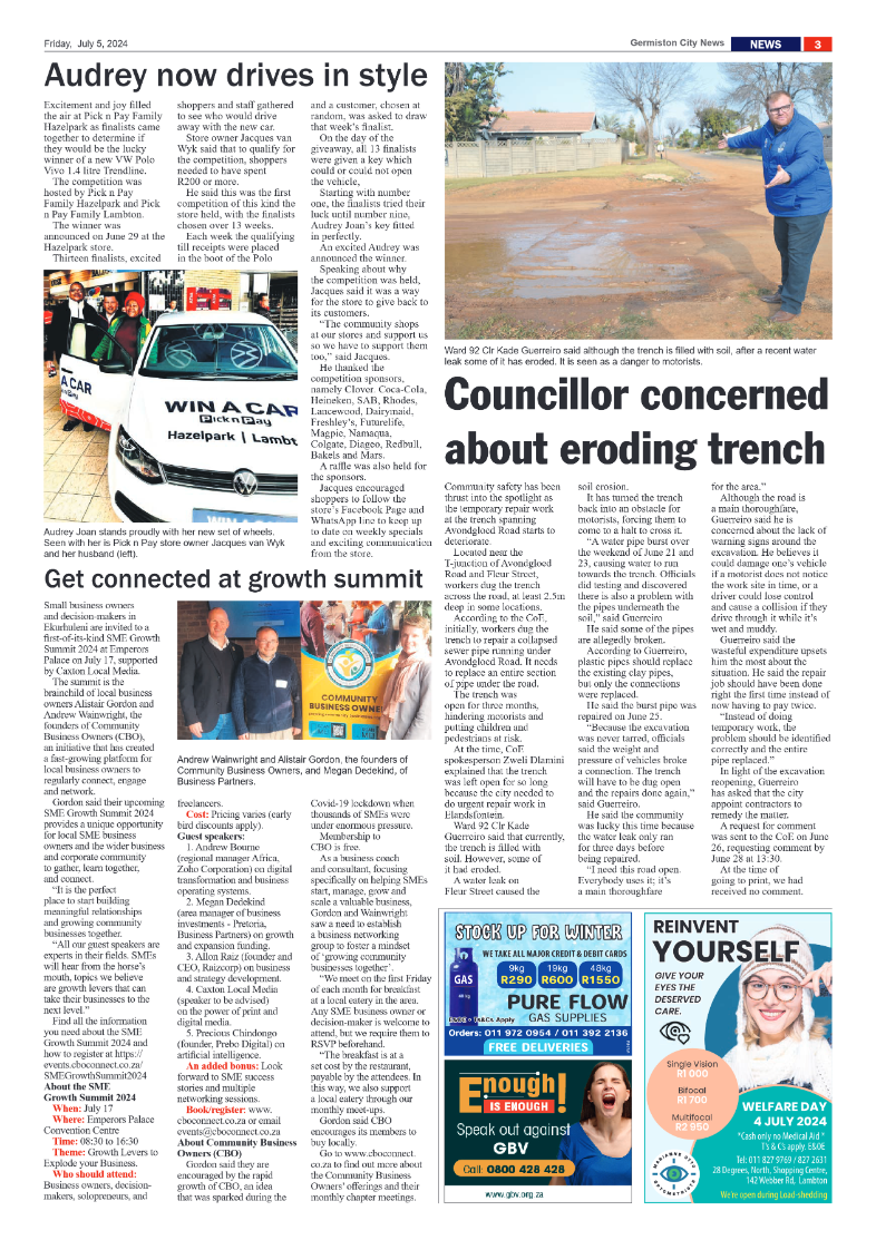 Germiston City News 5 July 2024 page 3