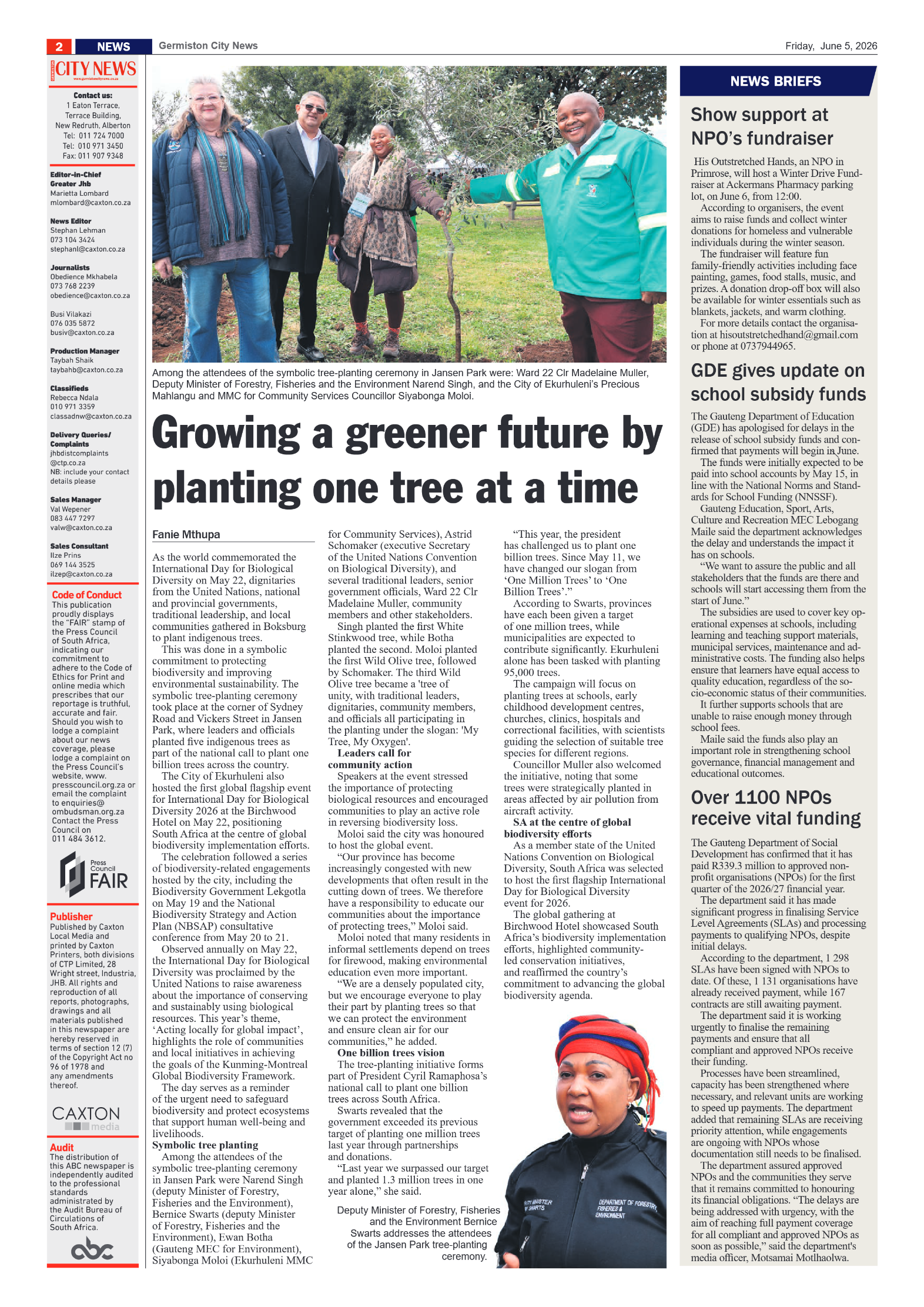 Germiston City News 5 June 2026 page 2