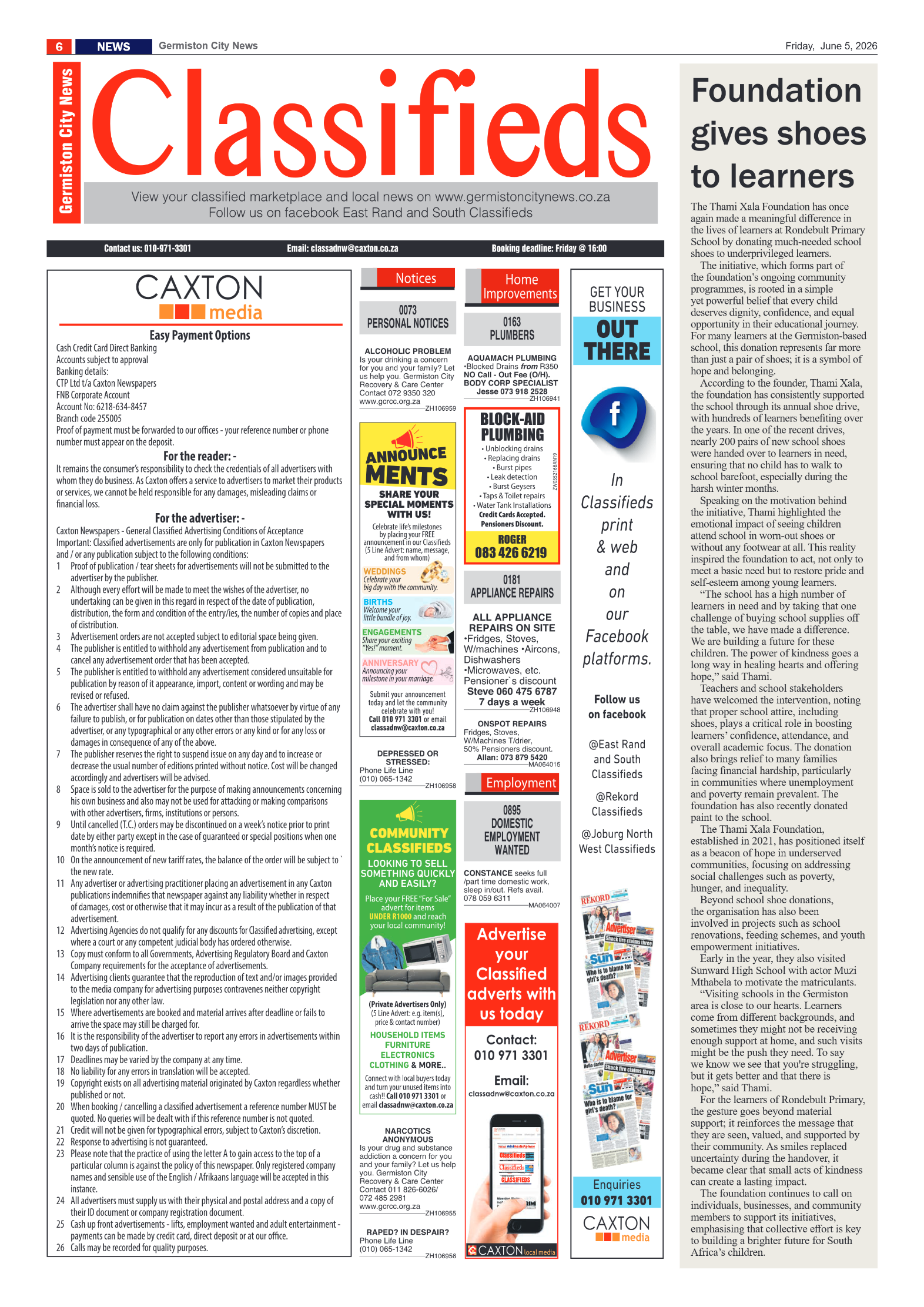 Germiston City News 5 June 2026 page 6