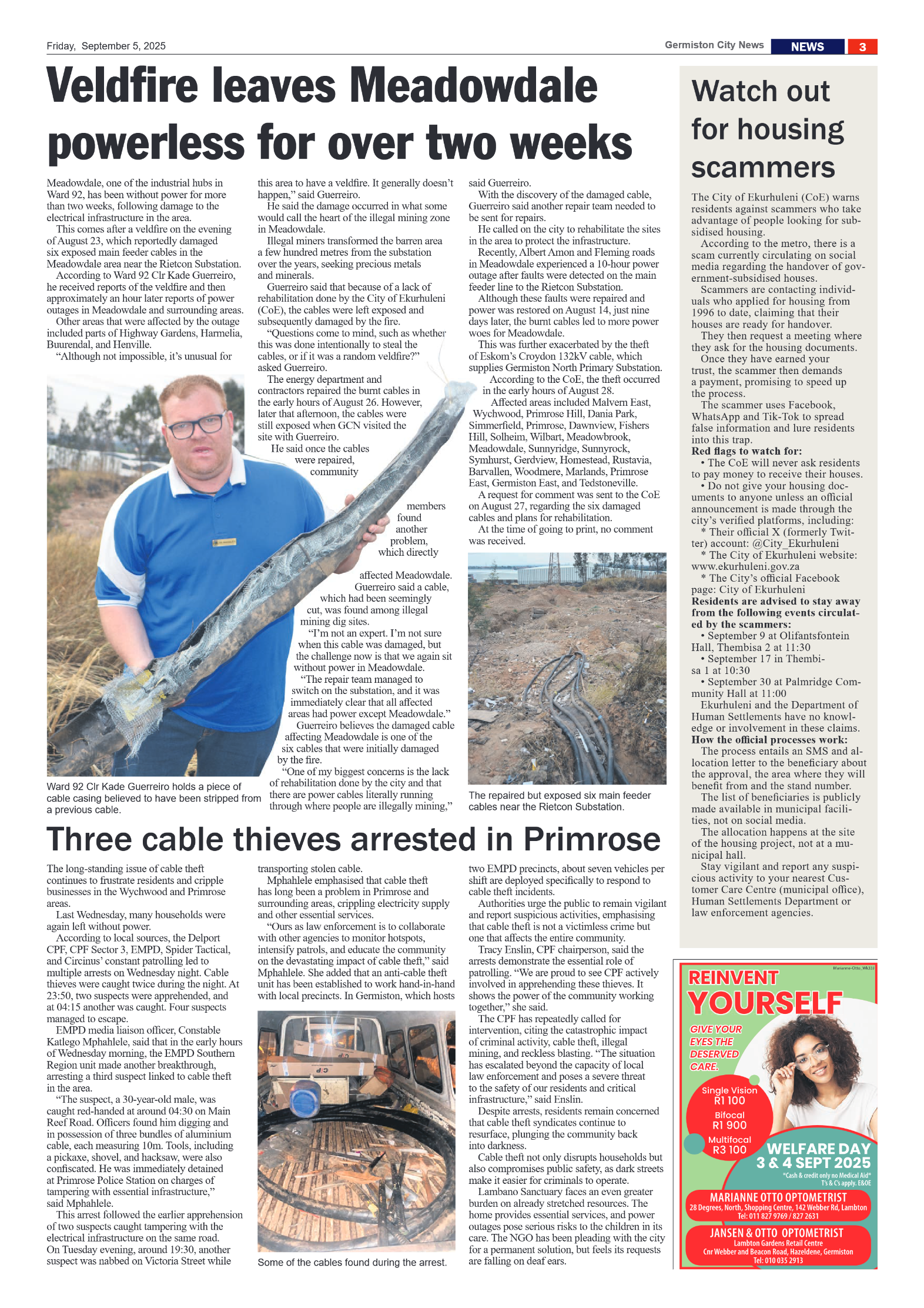 Germiston City News 5 September 2025 page 3