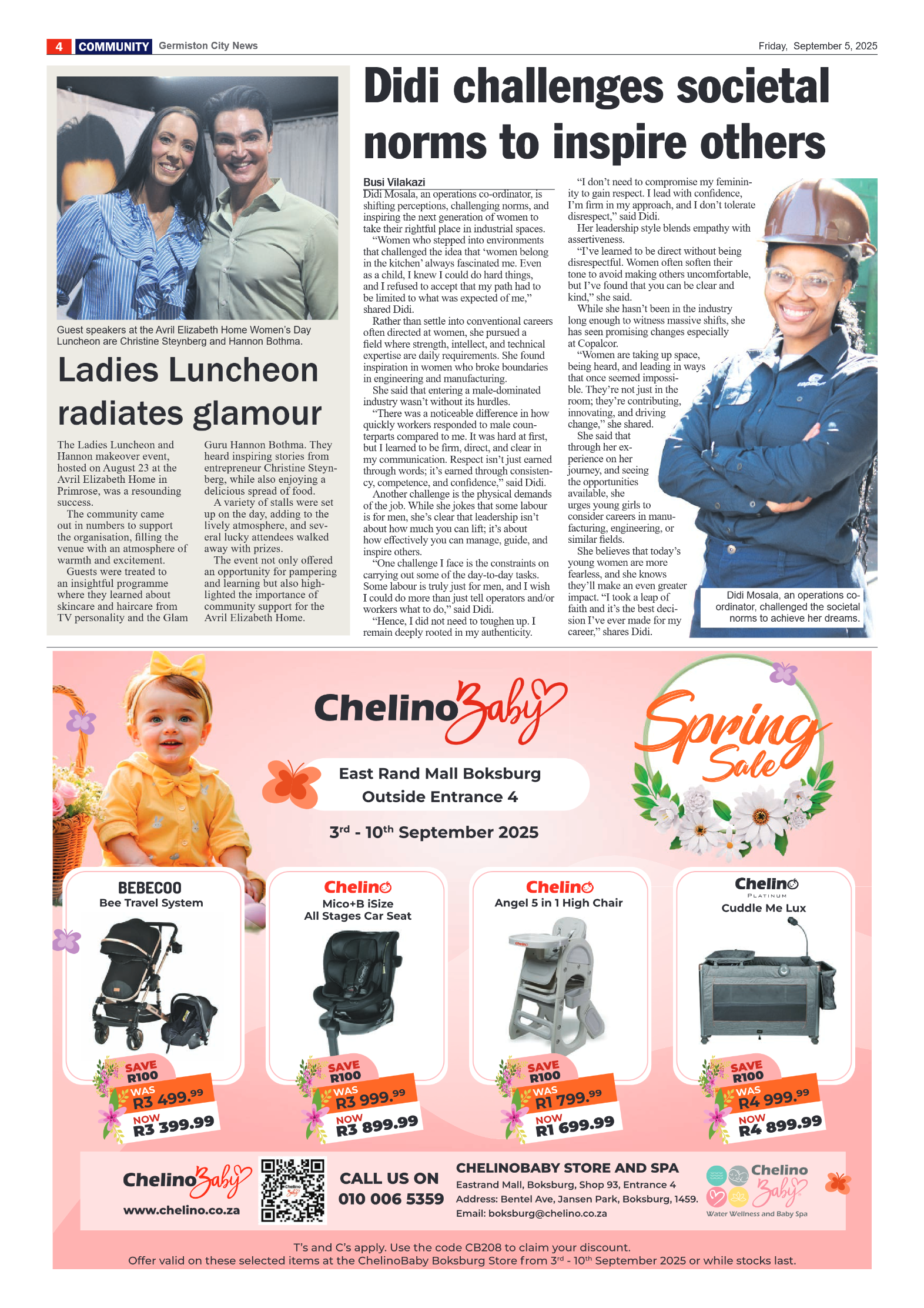 Germiston City News 5 September 2025 page 4