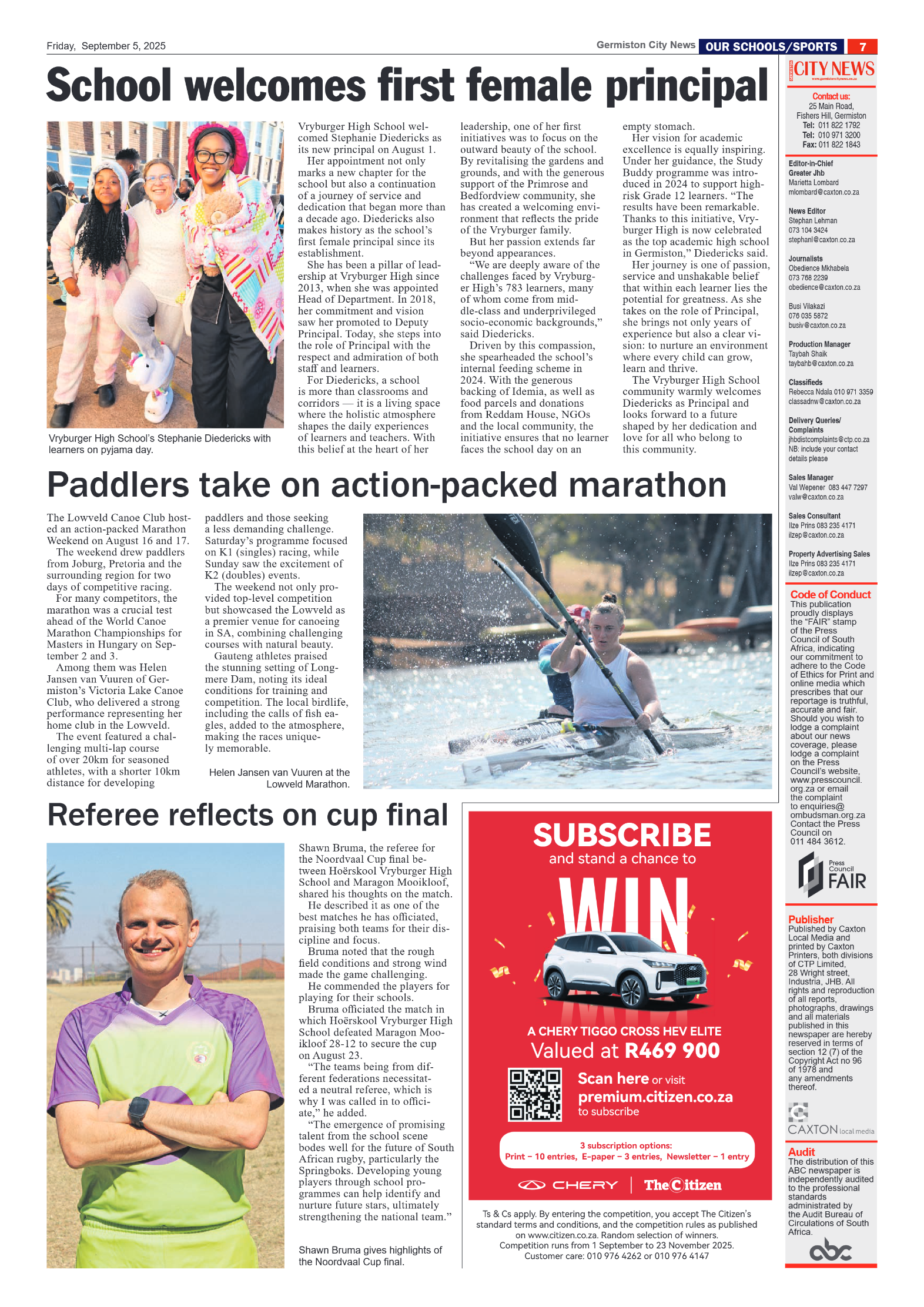 Germiston City News 5 September 2025 page 7