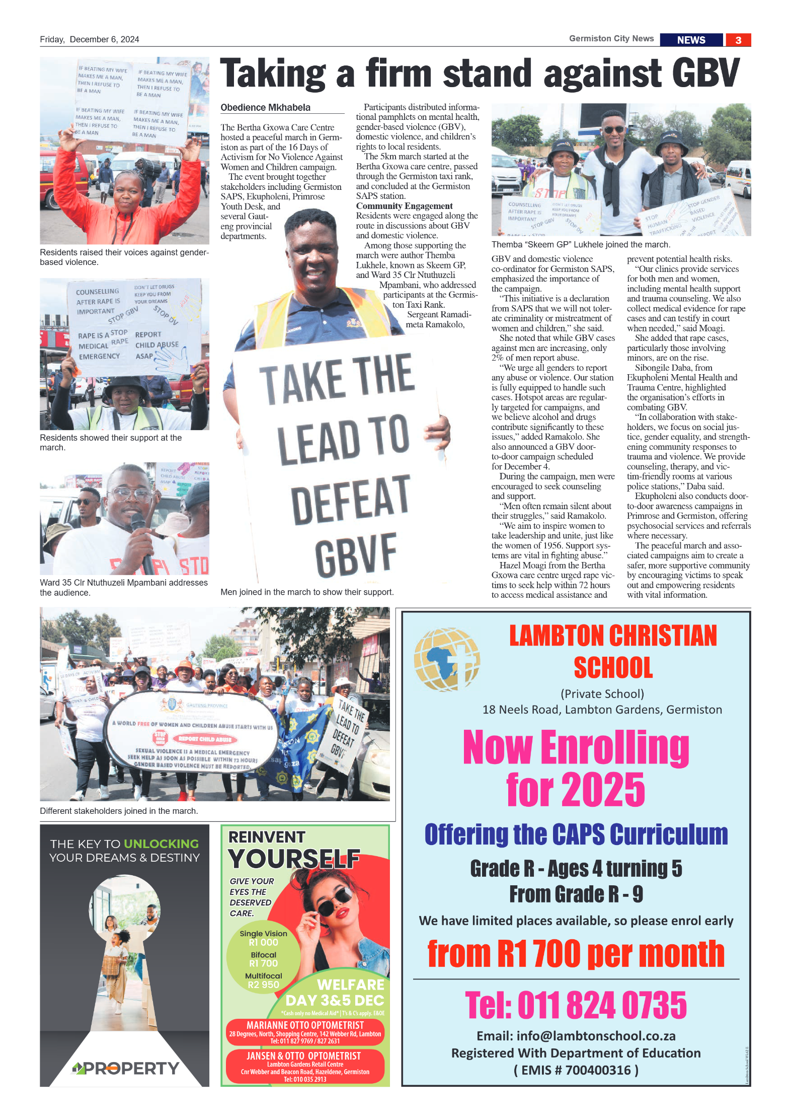 Germiston City News 6 December 2024 page 3