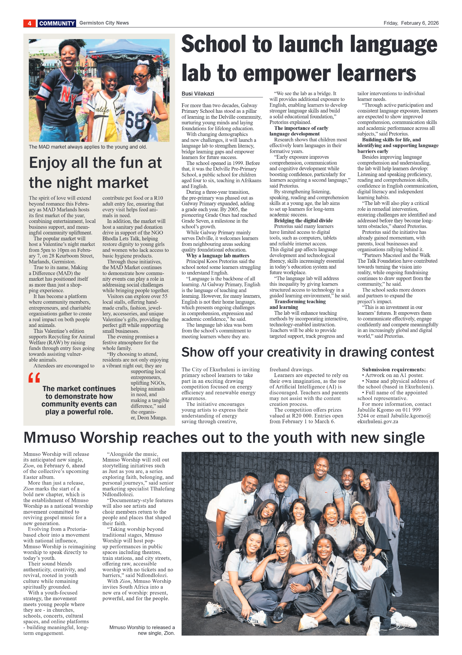 Germiston City News 6 February 2026 page 4