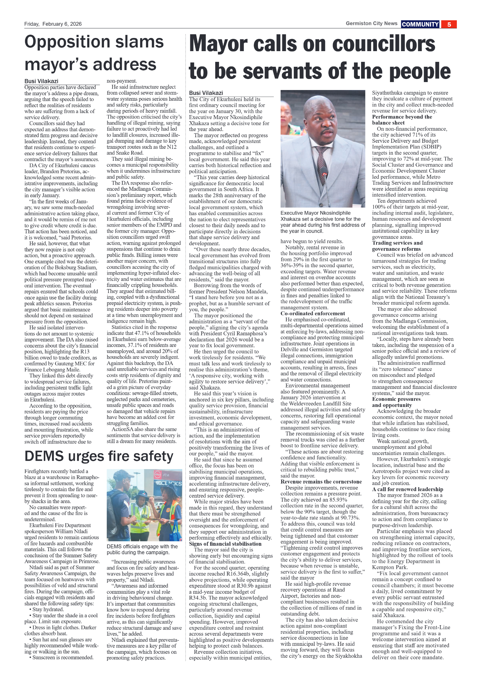 Germiston City News 6 February 2026 page 5