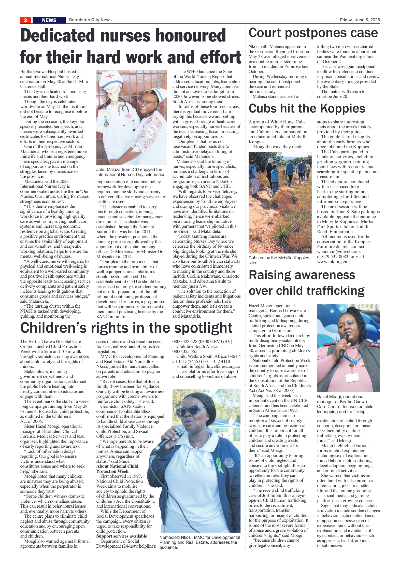Germiston City News 6 June 2025 page 2