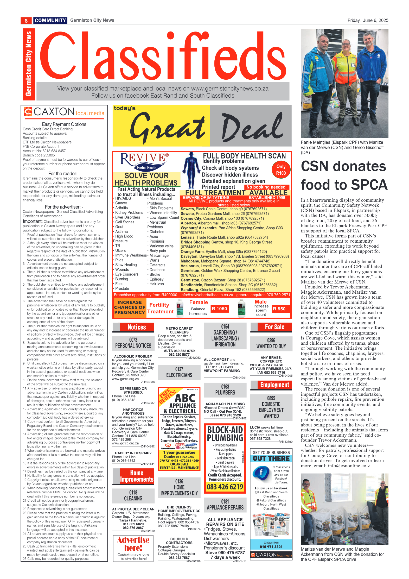 Germiston City News 6 June 2025 page 6