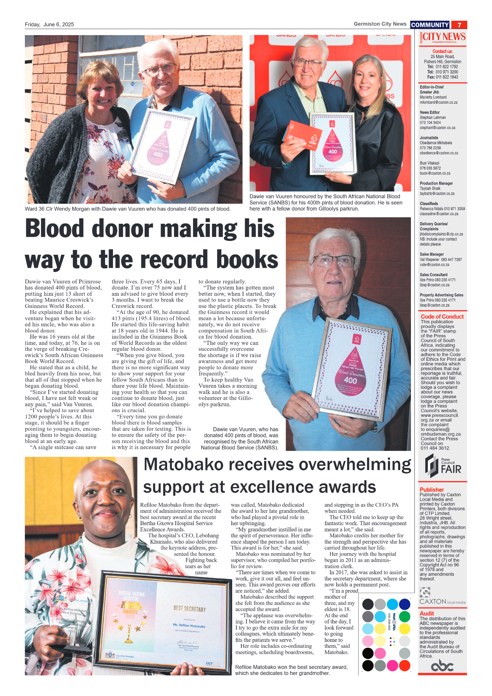 Germiston City News 6 June 2025 page 7