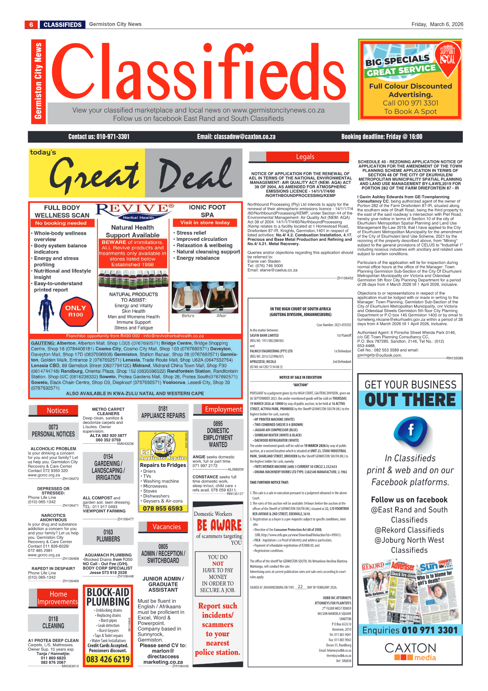 Germiston City News 6 March 2026 page 6