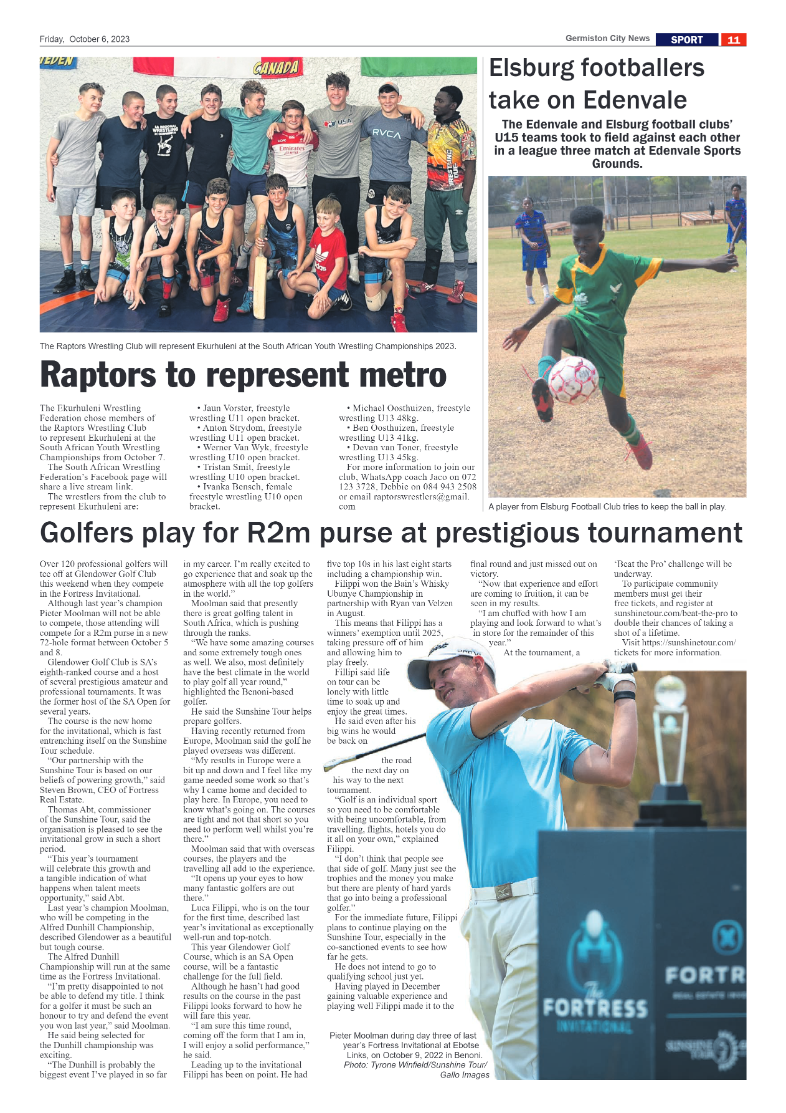 Germiston City News 6 October 2023 page 11