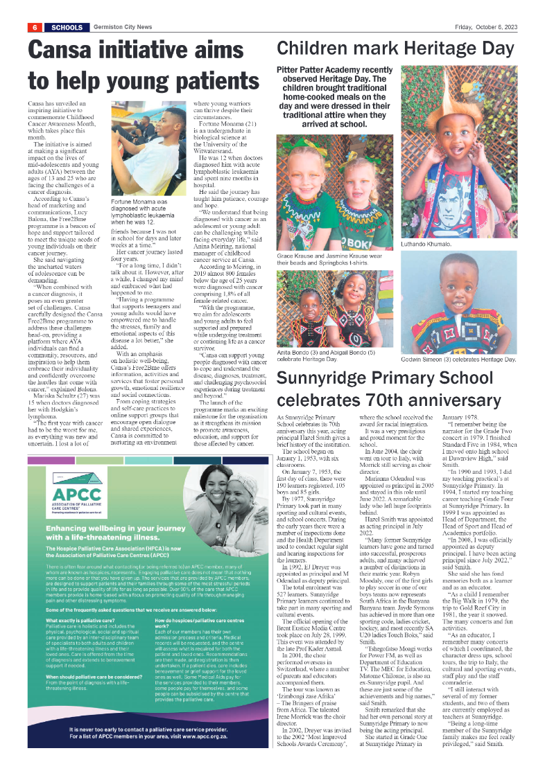 Germiston City News 6 October 2023 page 6