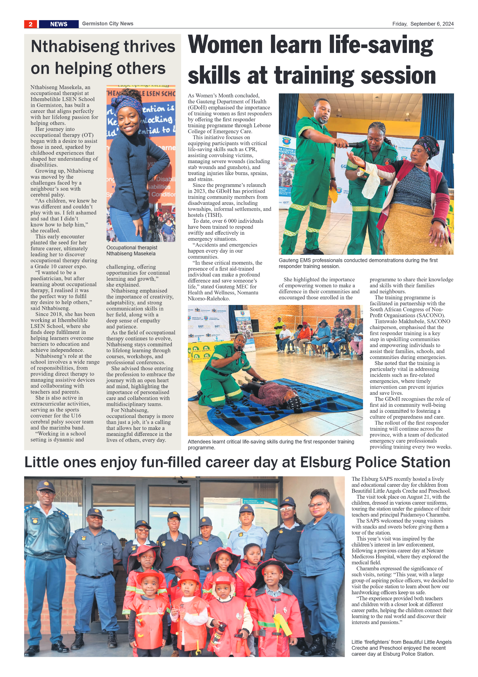 Germiston City News 6 September 2024 page 2