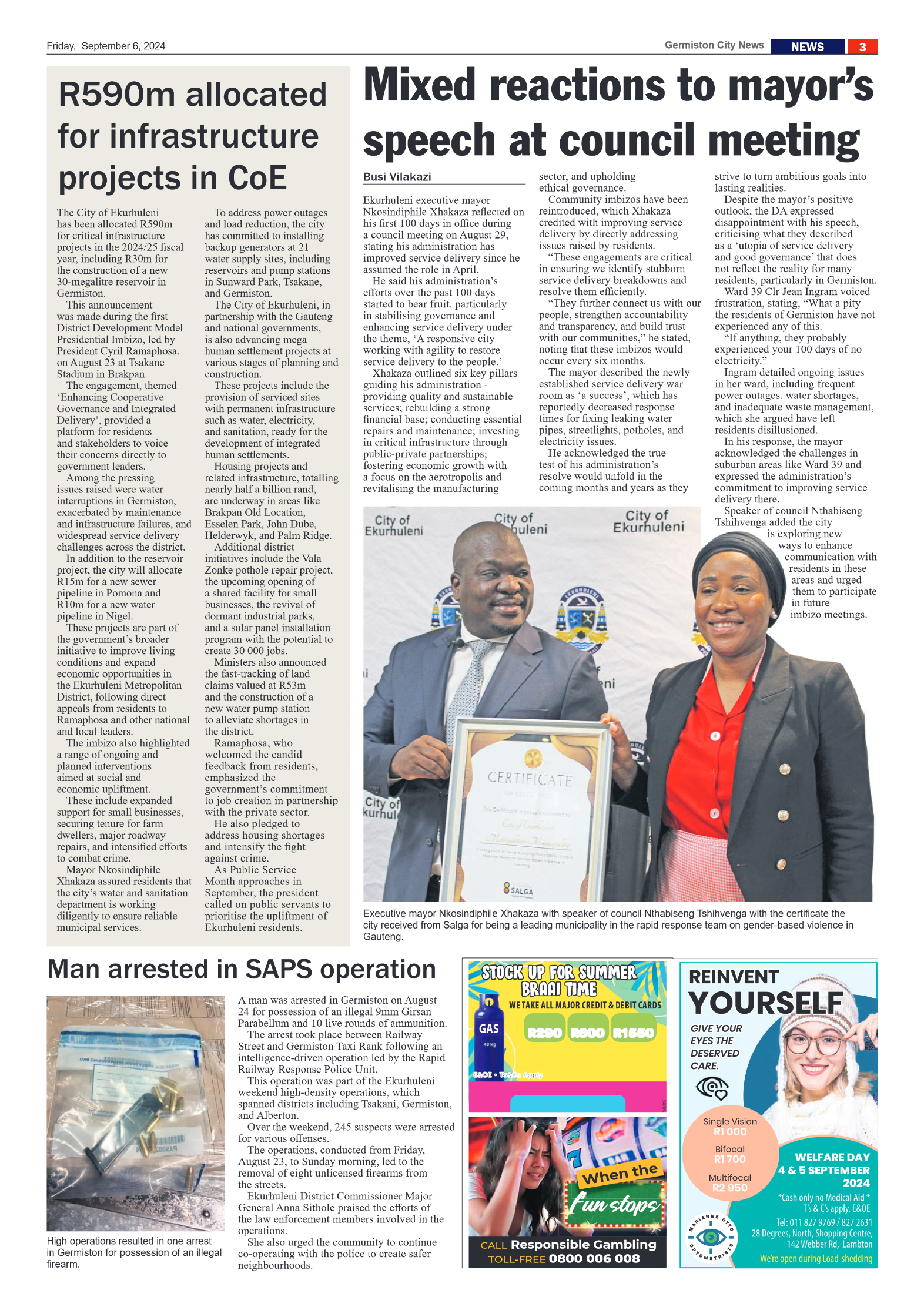 Germiston City News 6 September 2024 page 3