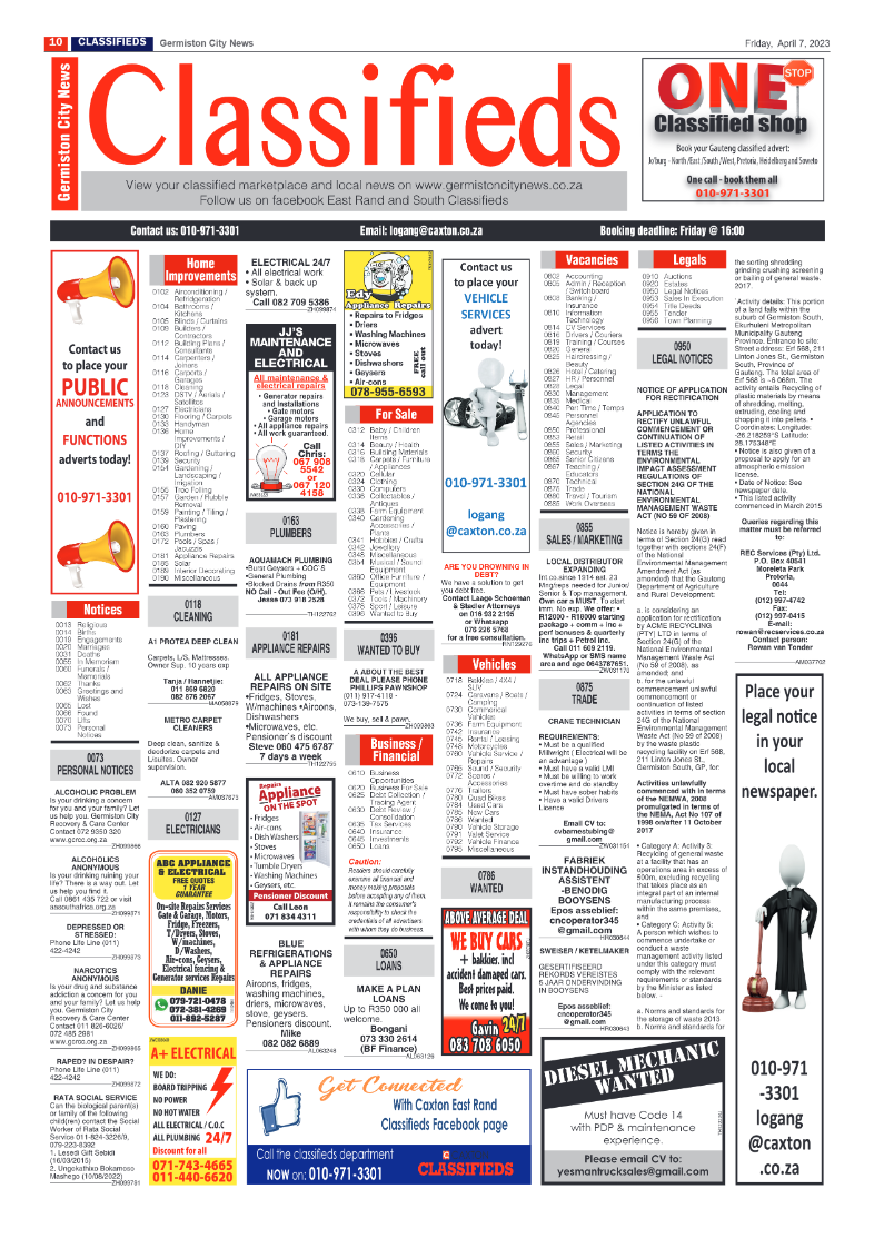Germiston City News 7 April 2023 page 10