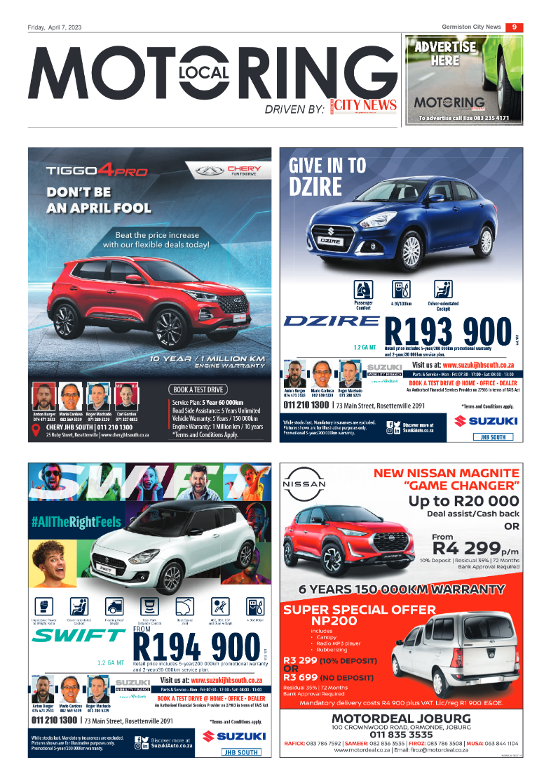 Germiston City News 7 April 2023 page 9