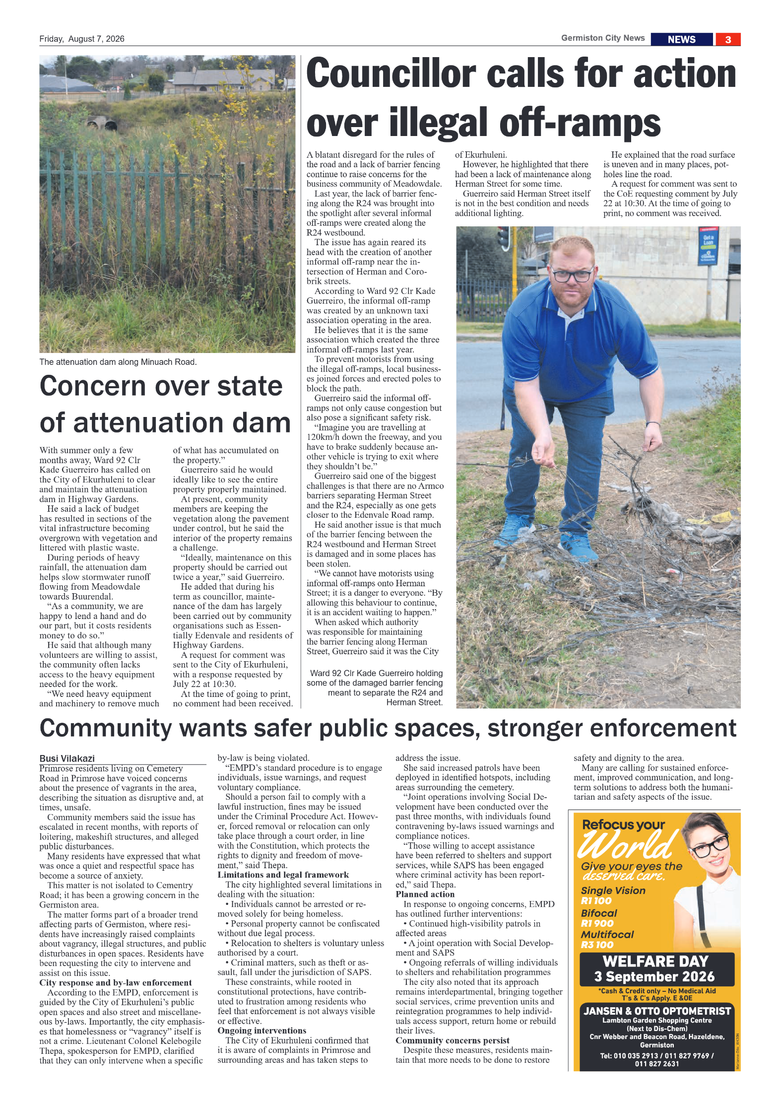 Germiston City News 7 August 2026 page 3