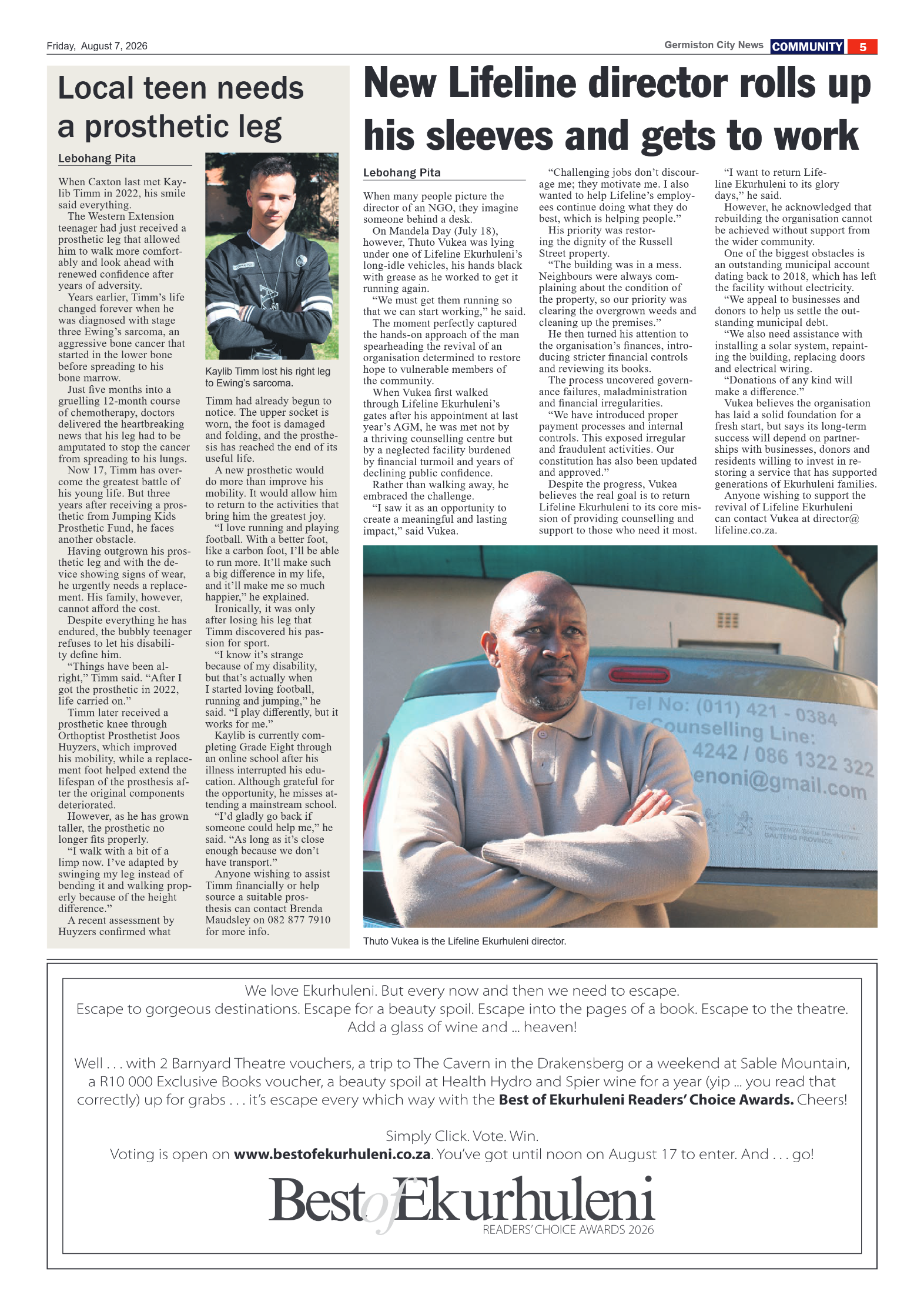 Germiston City News 7 August 2026 page 5