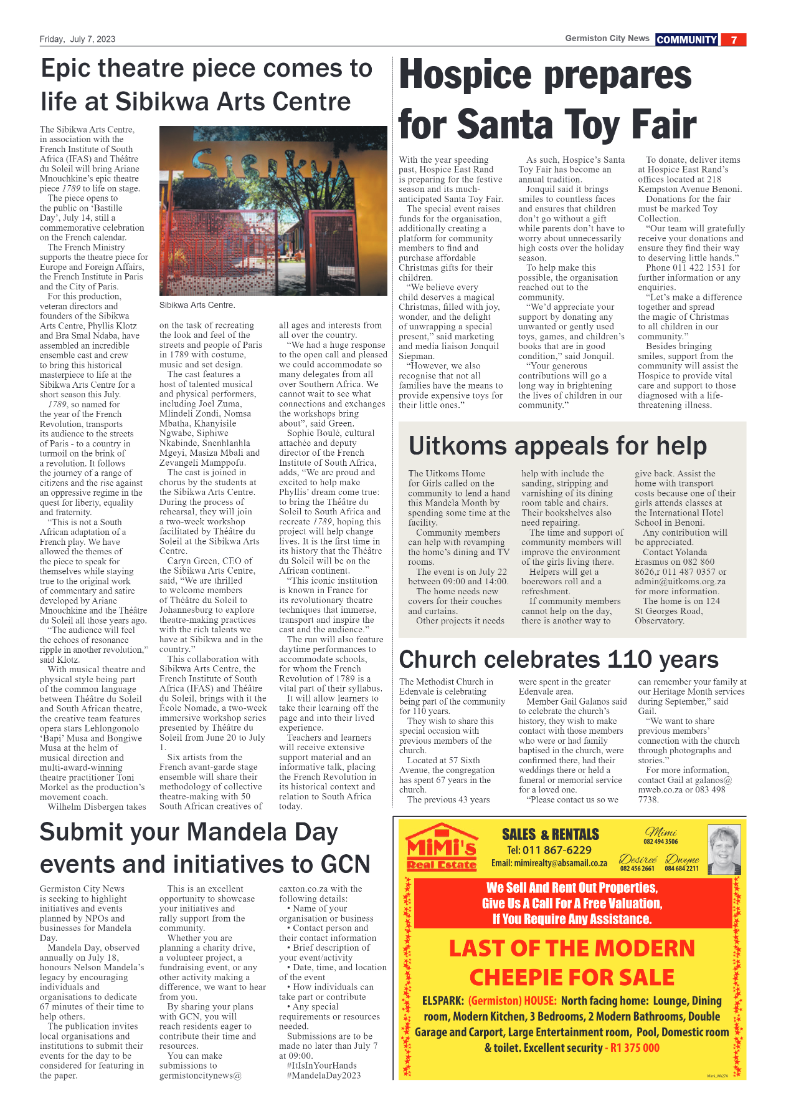 Germiston City News 7 July 2023 page 7