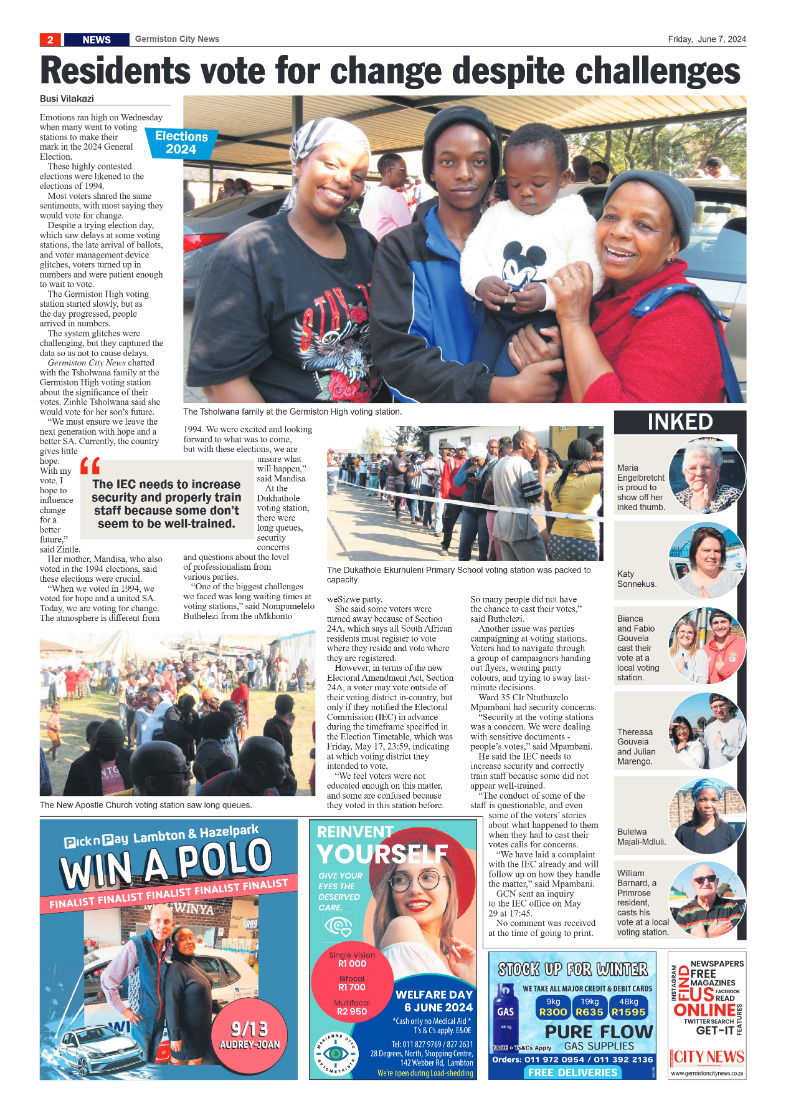 Germiston City News 7 June 2024 page 2