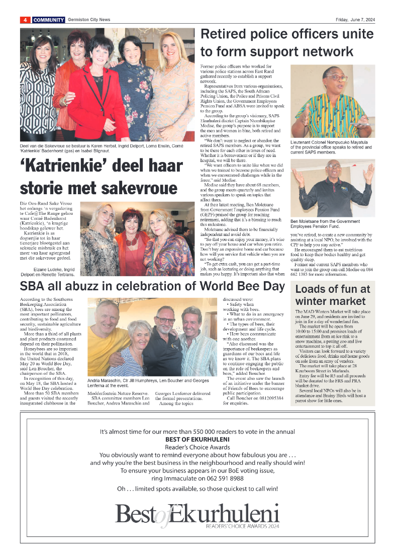 Germiston City News 7 June 2024 page 4