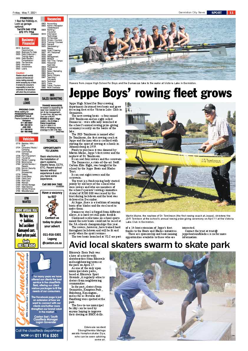 Germiston City News 7 May 2021 page 11