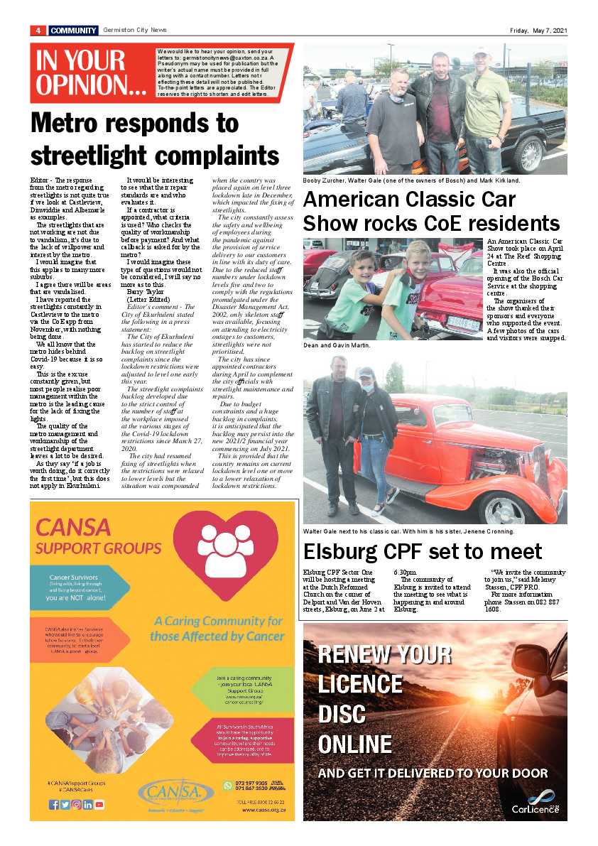 Germiston City News 7 May 2021 page 4