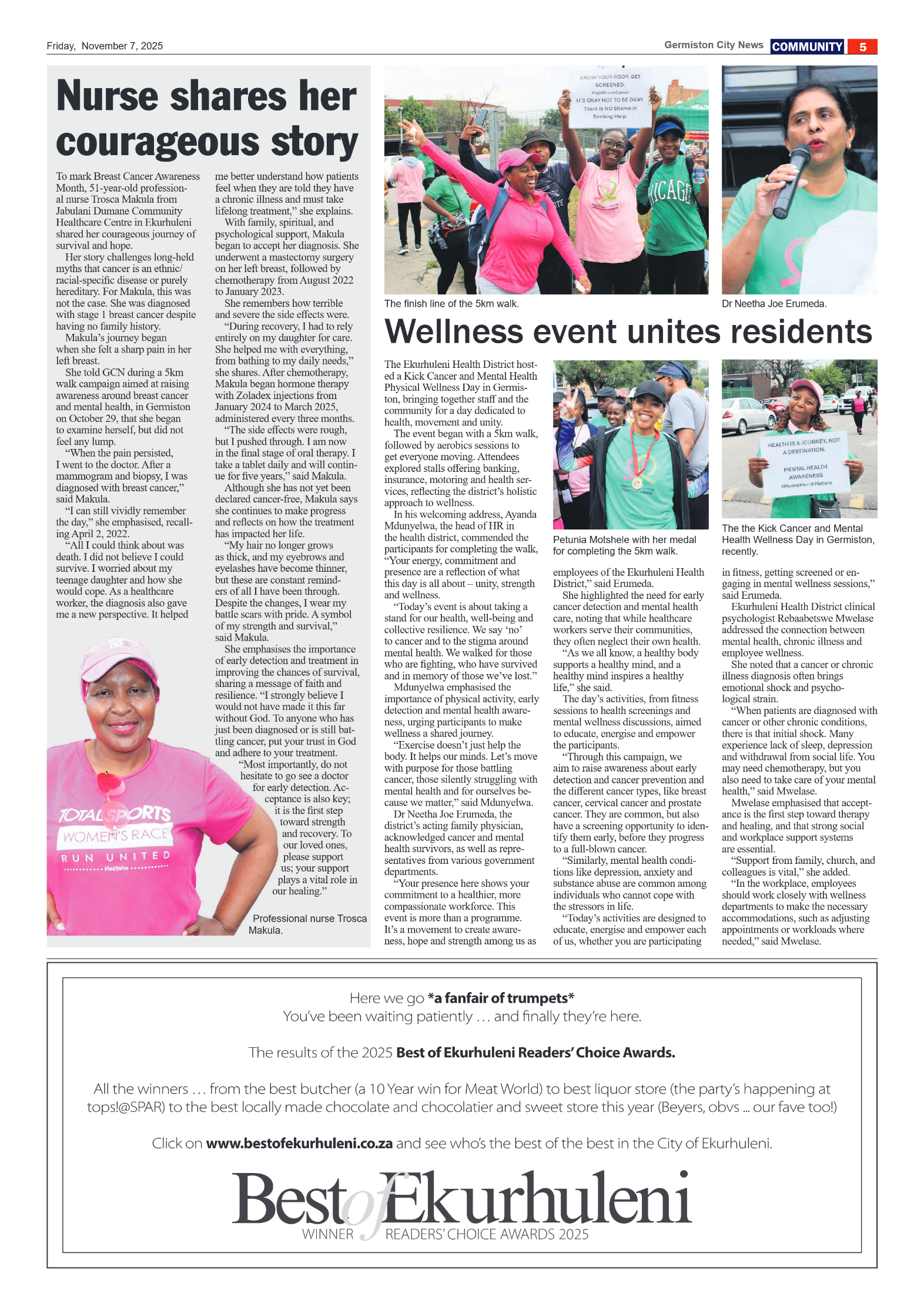 Germiston City News 7 November 2025 page 5