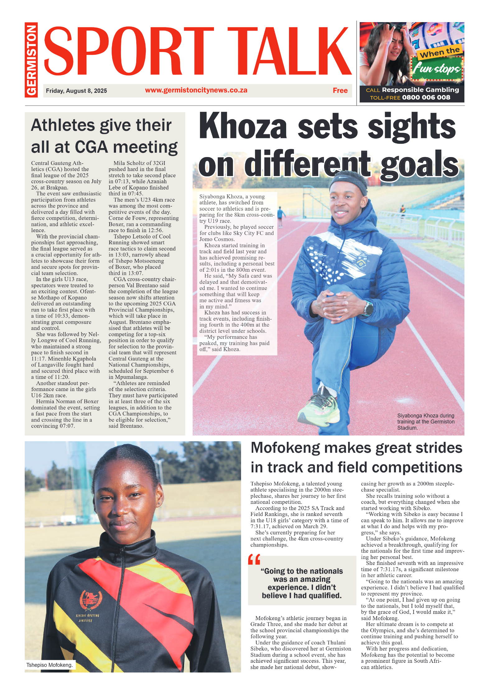Germiston City News 8 August 2025 page 8