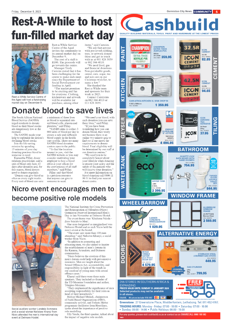 Germiston City News 8 December 2023 page 5