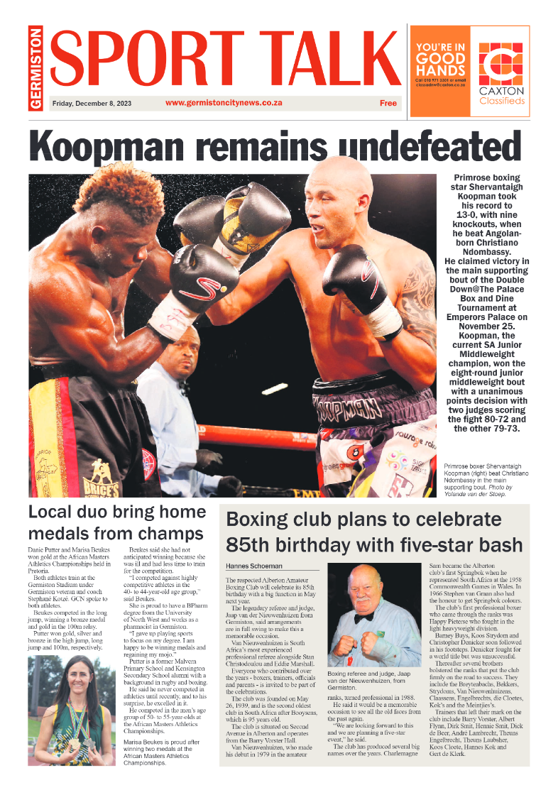 Germiston City News 8 December 2023 page 8