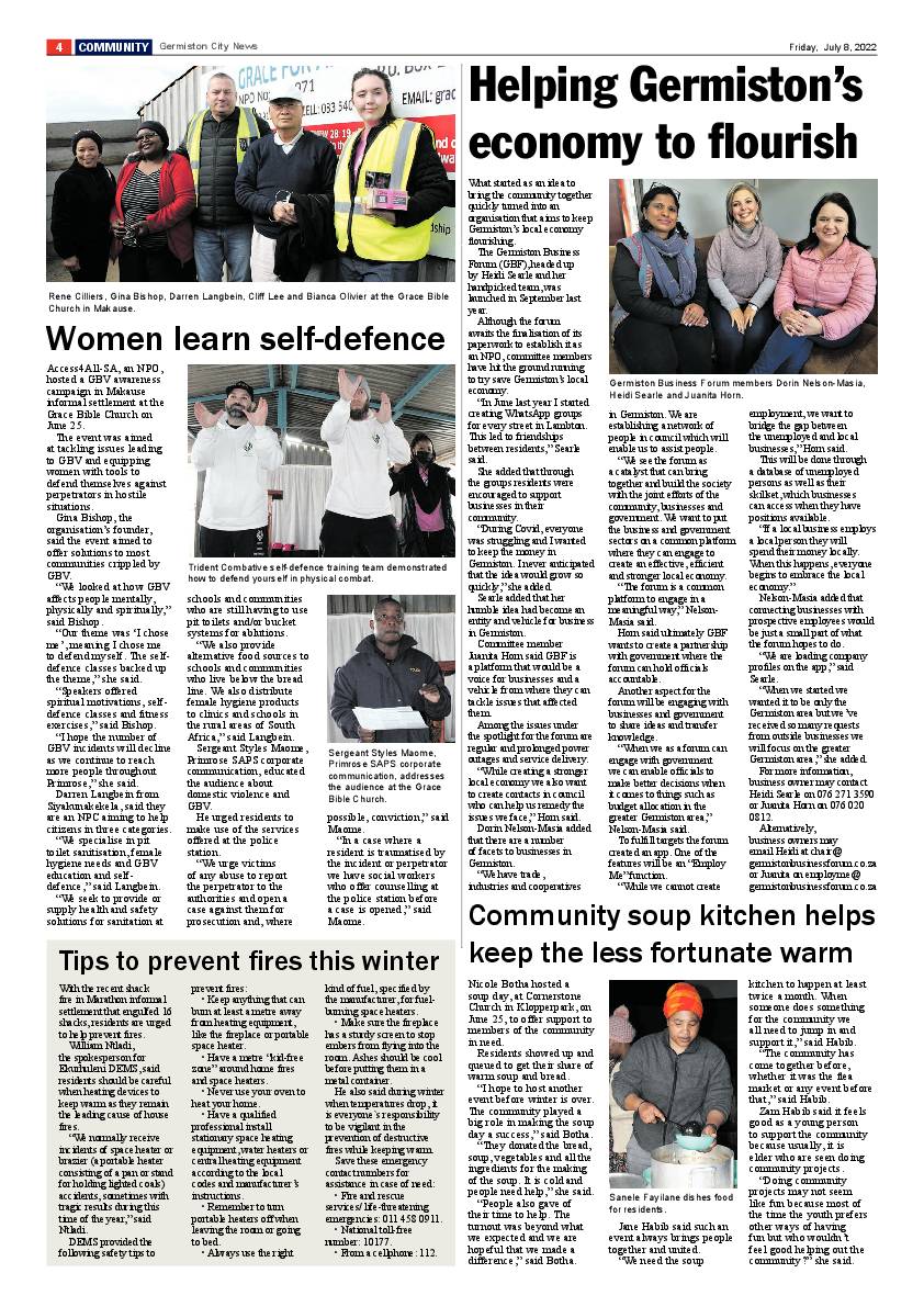 Germiston City News 8 July 2022 page 4