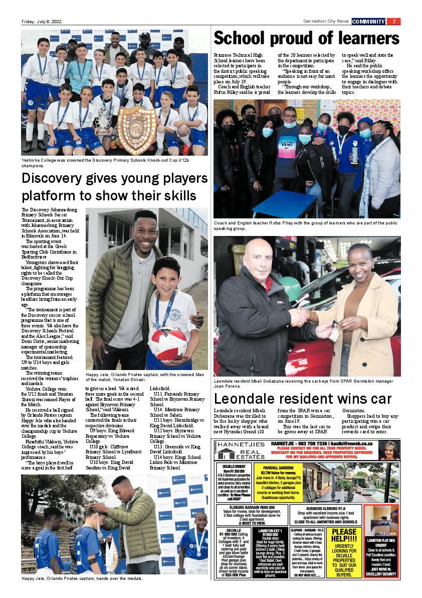 Germiston City News 8 July 2022 page 7