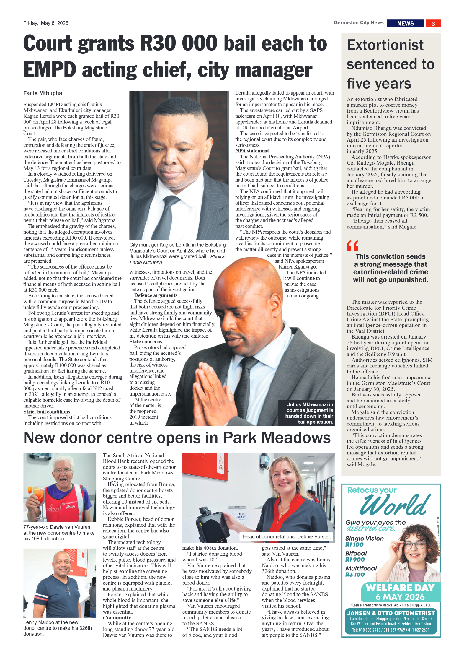Germiston City News 8 May 2026 page 3