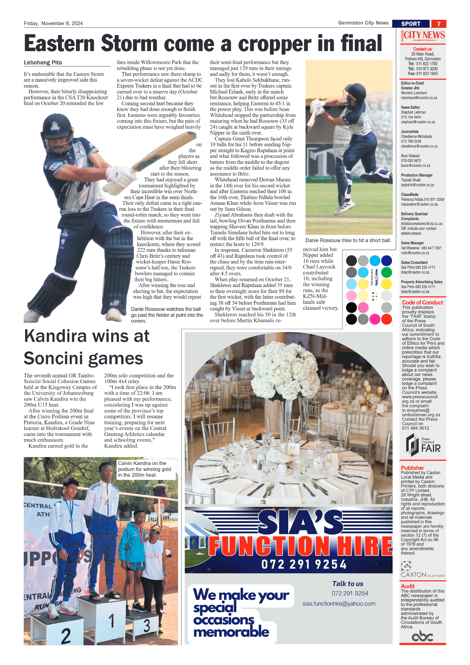 Germiston City News 8 November 2024 page 7