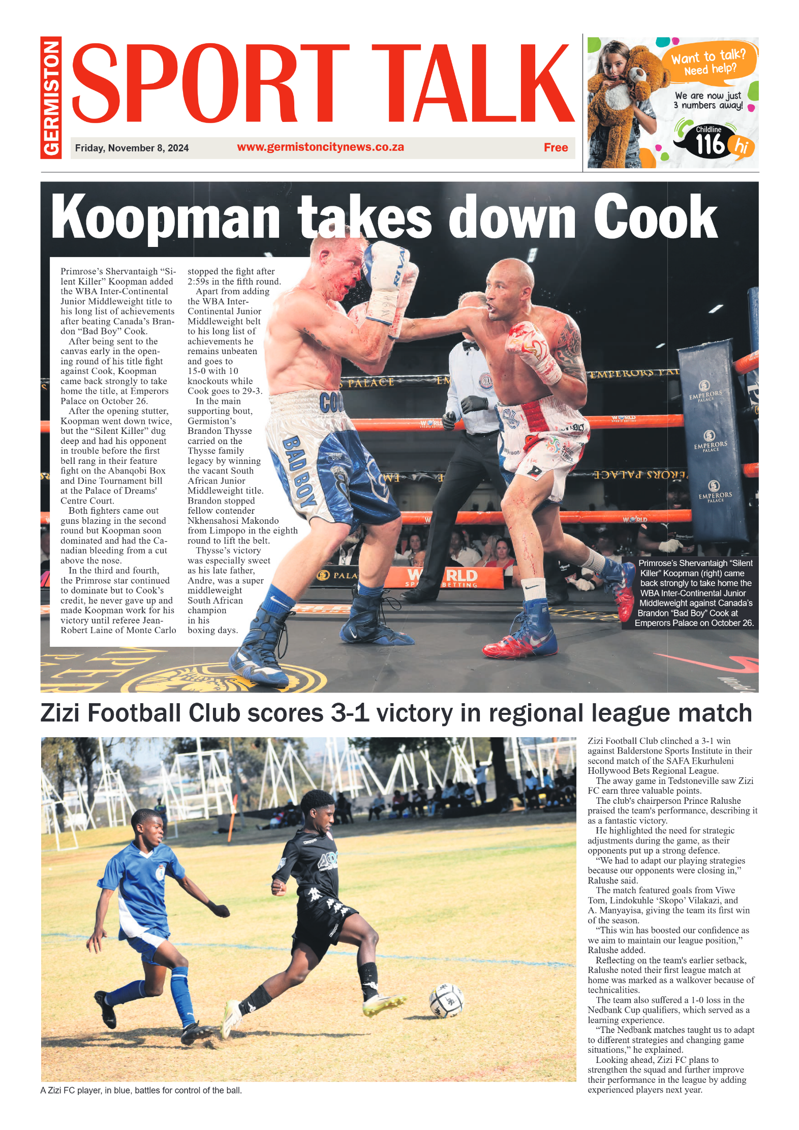 Germiston City News 8 November 2024 page 8