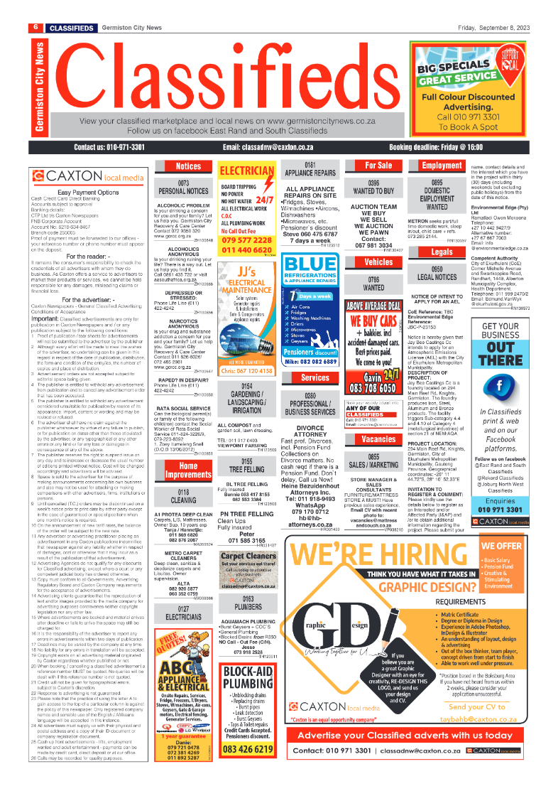 Germiston City News 8 September 2023 page 6