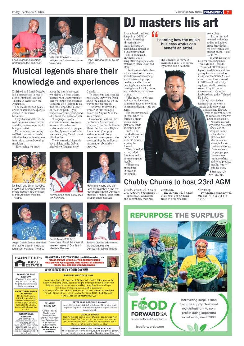 Germiston City News 8 September 2023 page 7