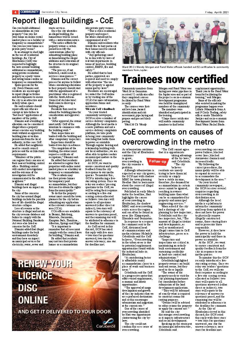 Germiston City News 9 April 2021 page 4
