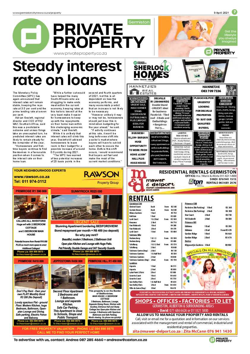 Germiston City News 9 April 2021 page 7