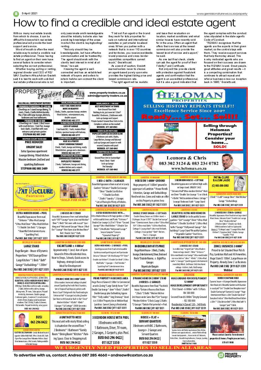 Germiston City News 9 April 2021 page 8