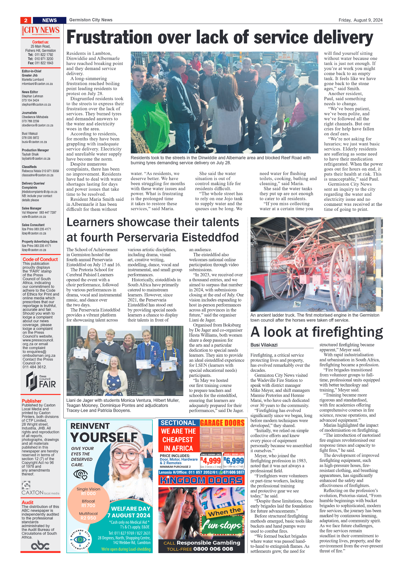 Germiston City News 9 Aug 2024 page 2