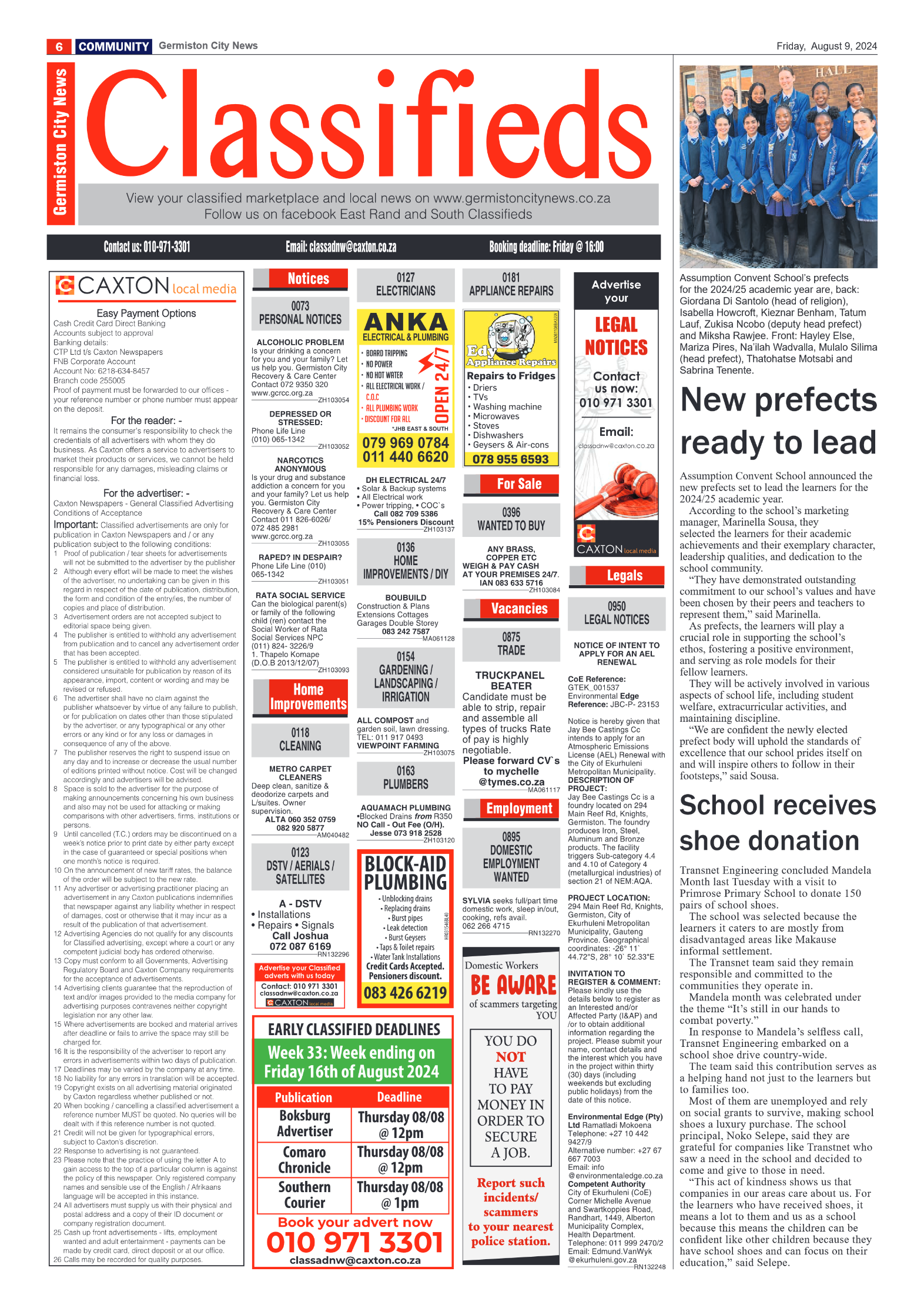 Germiston City News 9 Aug 2024 page 6