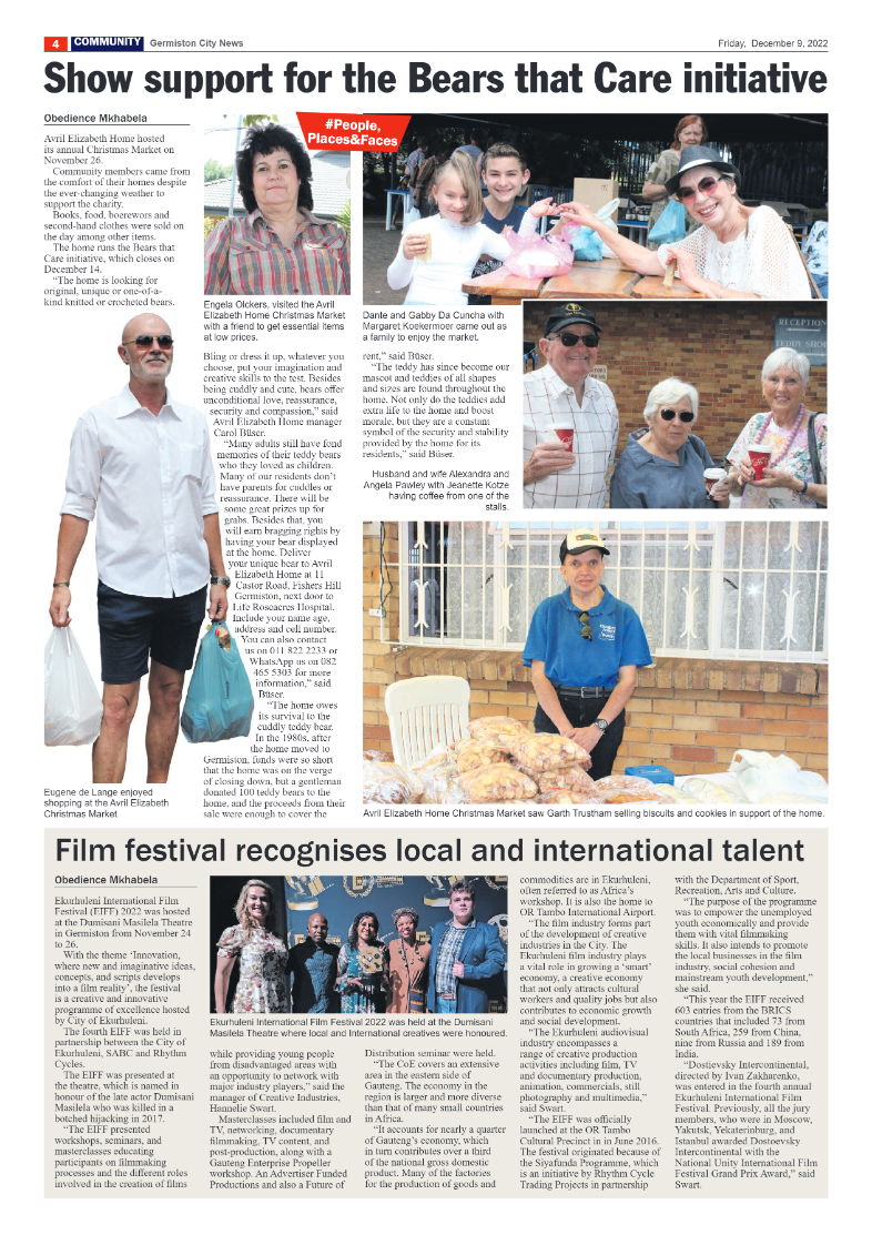 Germiston City News 9 Dec 2022 page 4