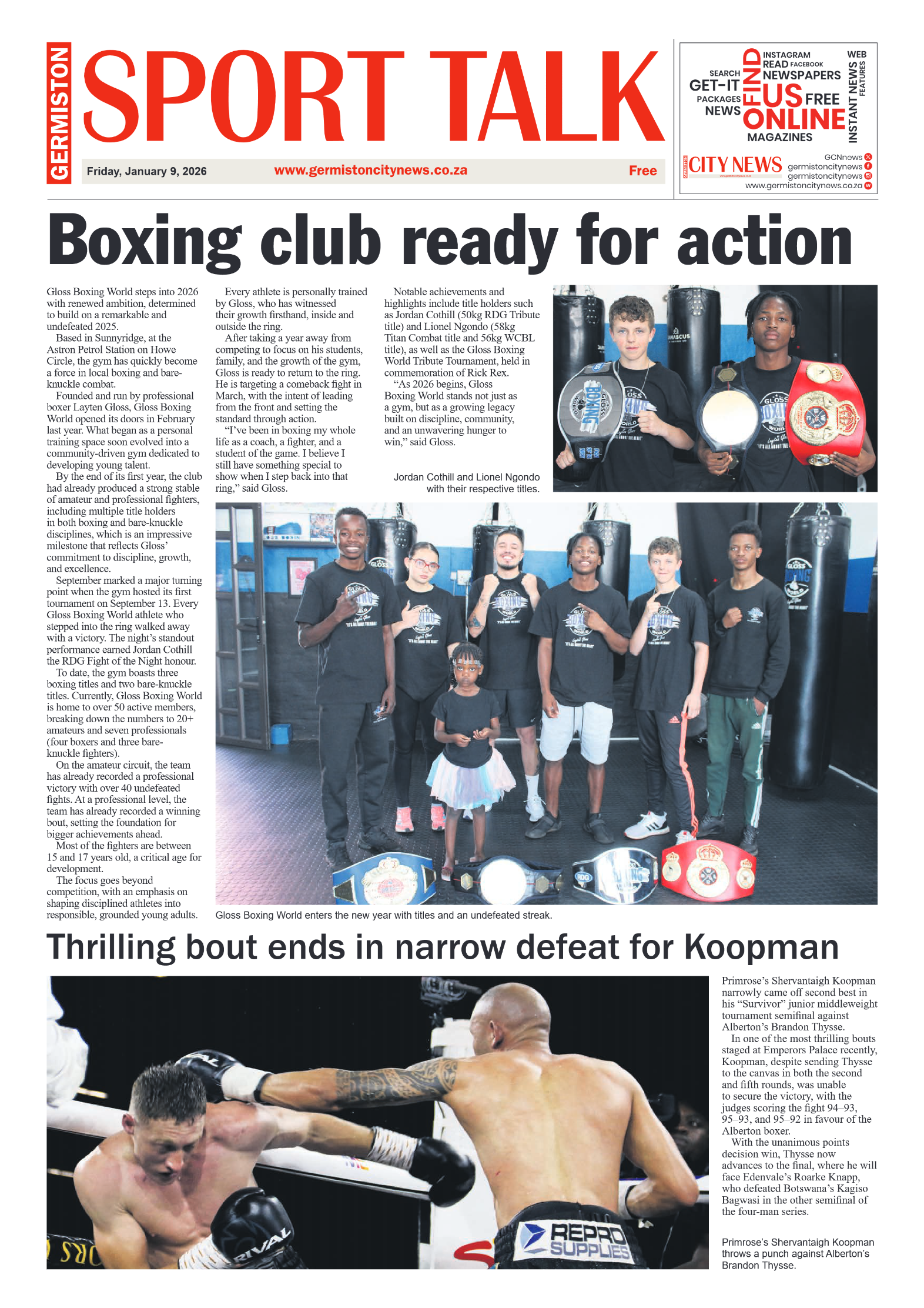 Germiston City News 9 January 2026 page 8