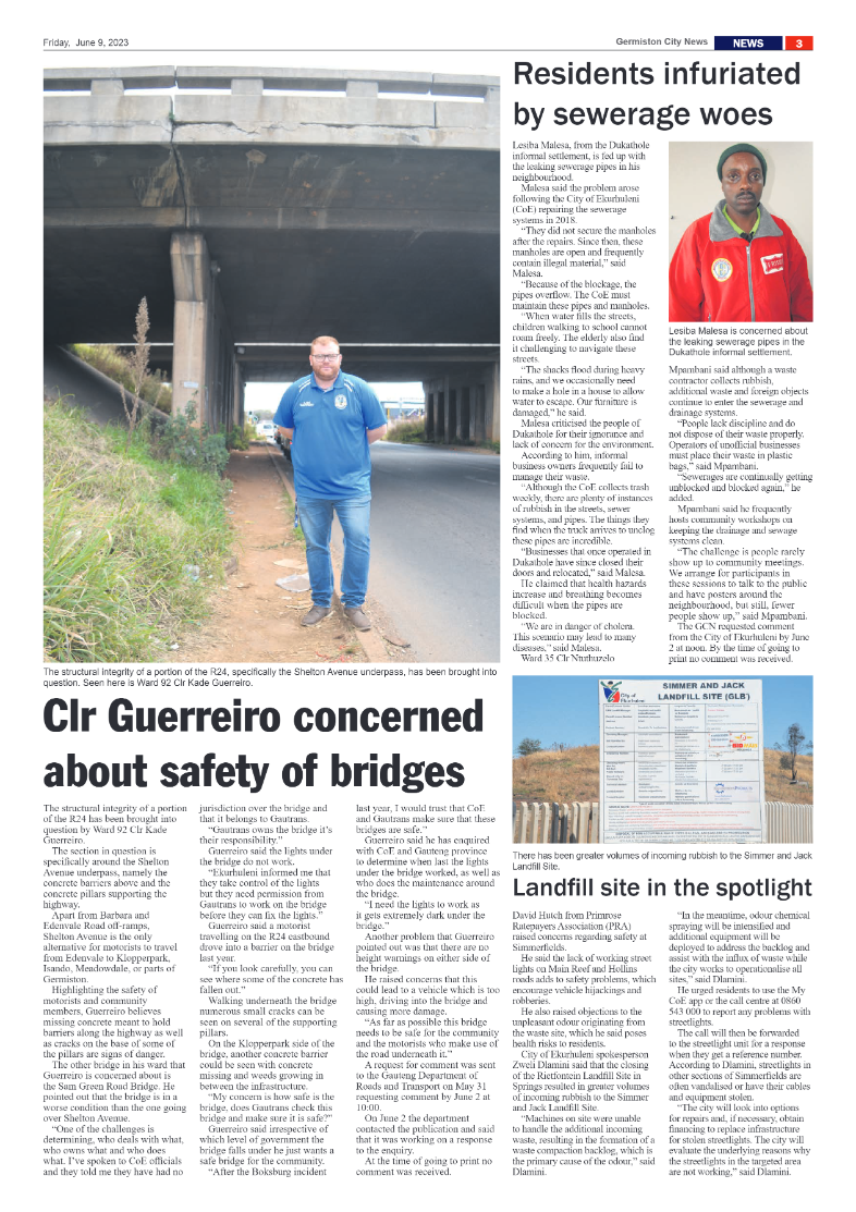 Germiston City News 9 June 2023 page 3