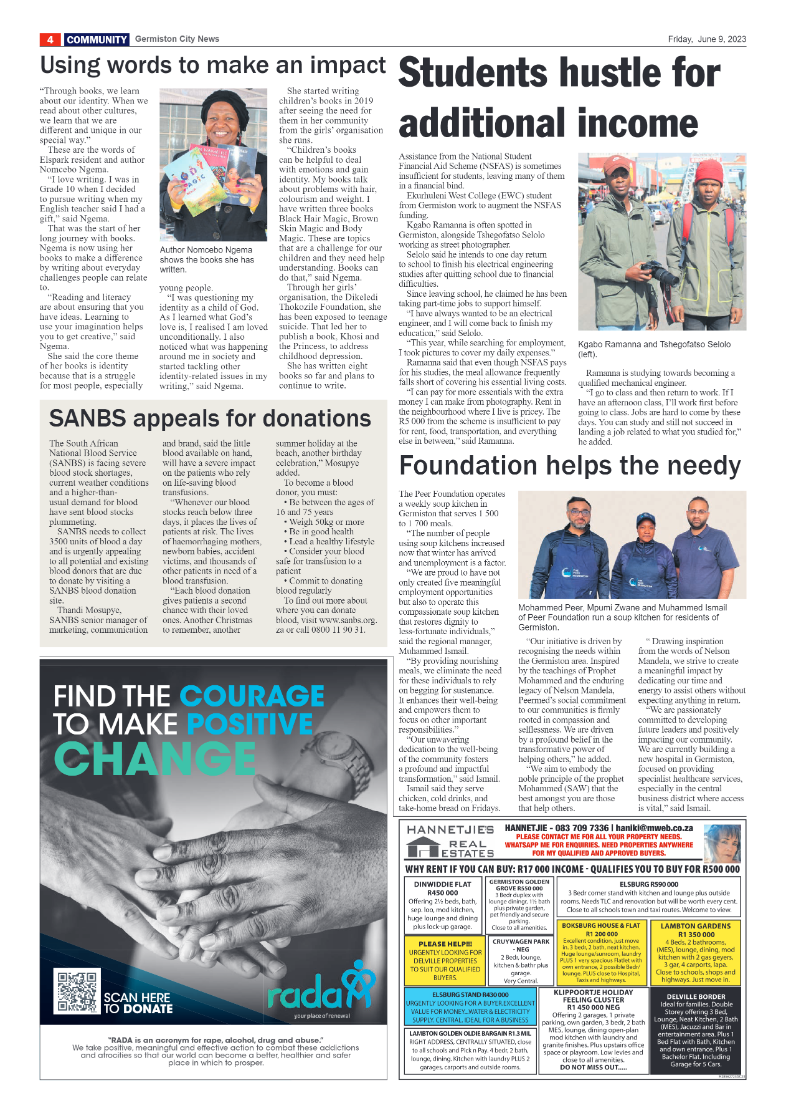 Germiston City News 9 June 2023 page 4